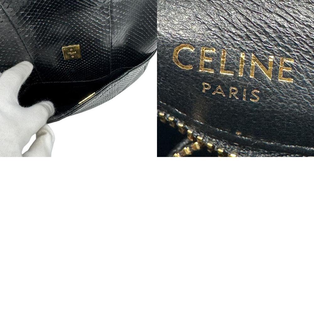 Celine Shoulder Bag Python Leather Black - image 5